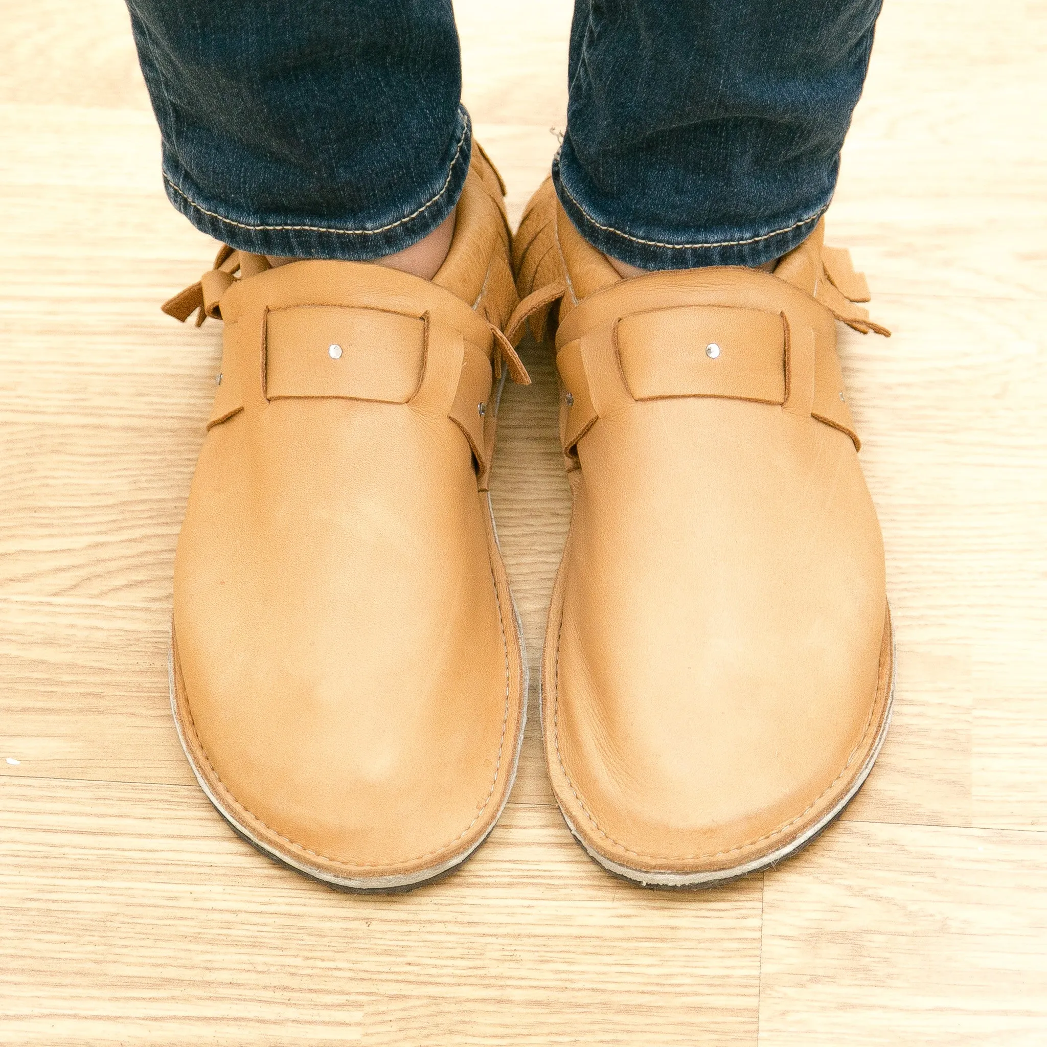 Adult Moccasin - Studded Strap