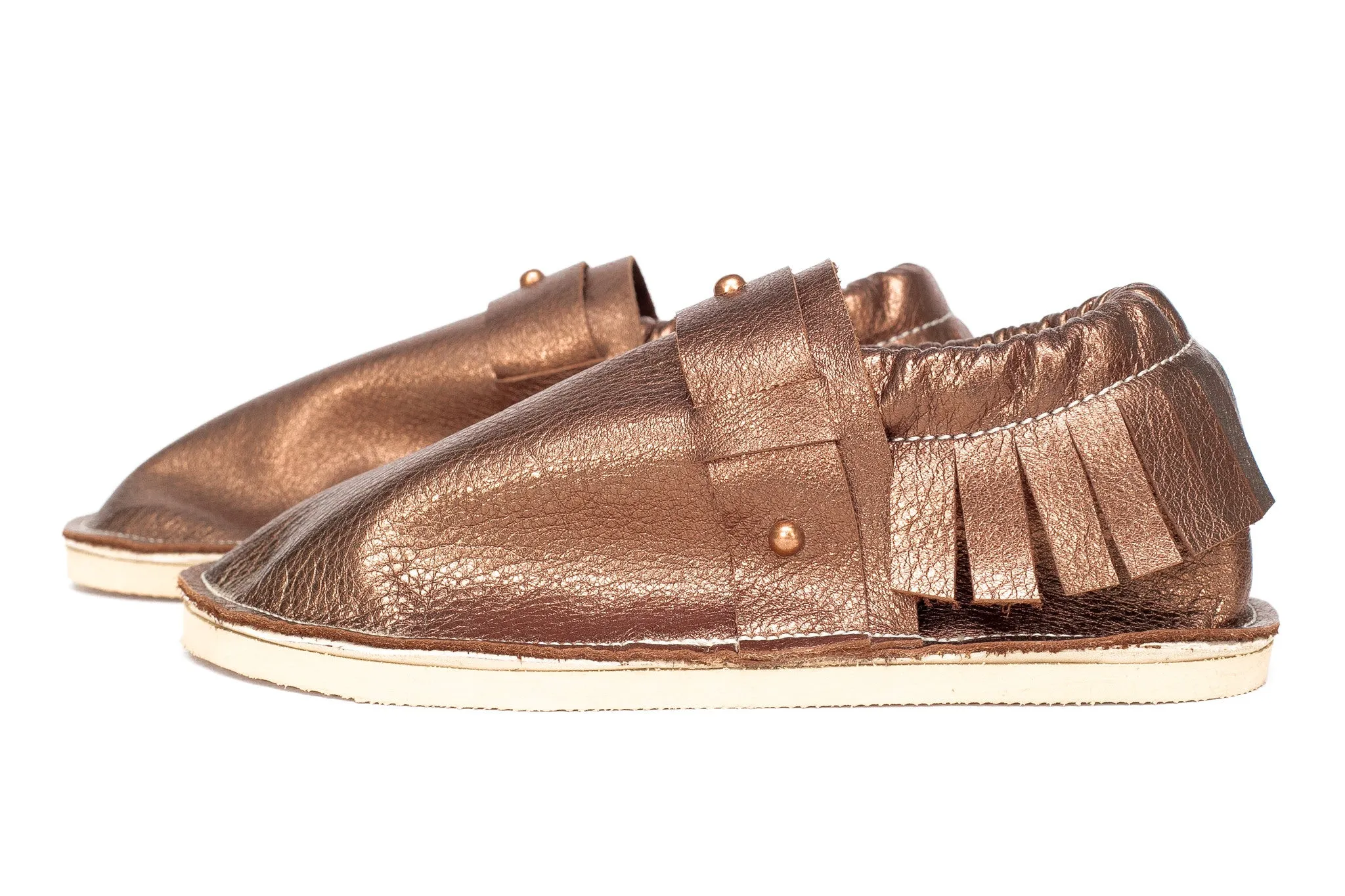 Adult Moccasin - Studded Strap