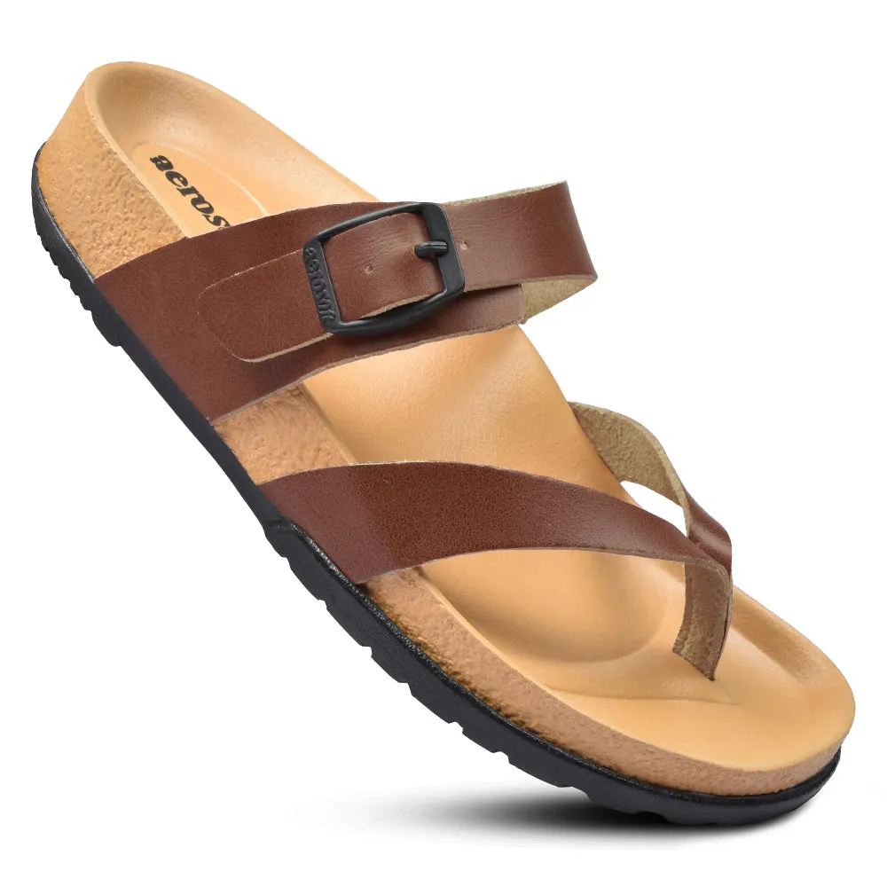 Aerosoft - Trini HL1202 Casual Fashion Comfortable Strap Slip On Sandals For Women