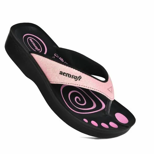 Aerosoft Women’s Gliterrati Casual Summer Thong Sandals