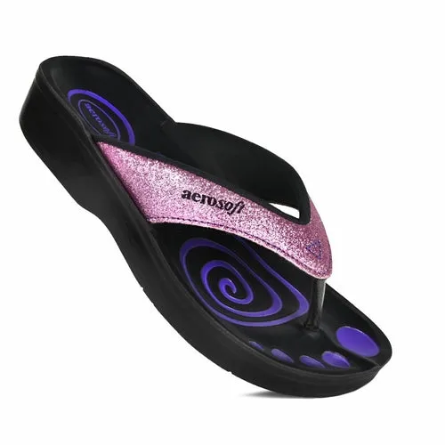 Aerosoft Women’s Gliterrati Casual Summer Thong Sandals