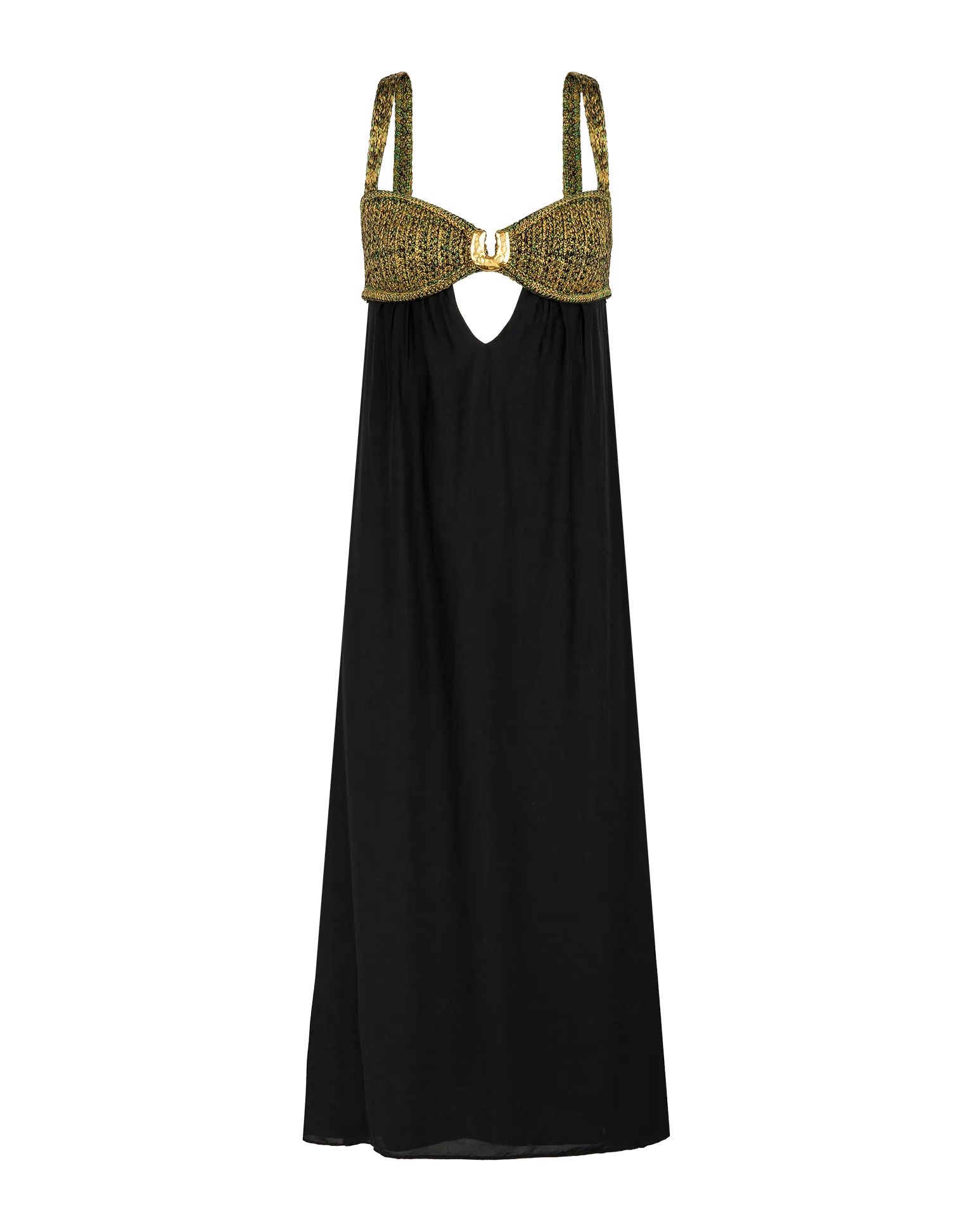 Aria Long Dress - Black