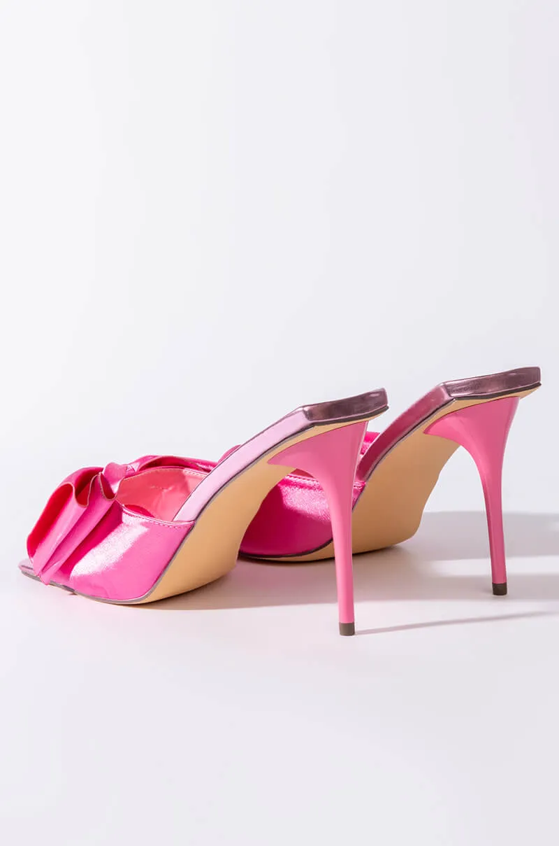 AZALEA WANG EASY TO LOVE STILETTO SANDAL IN PINK