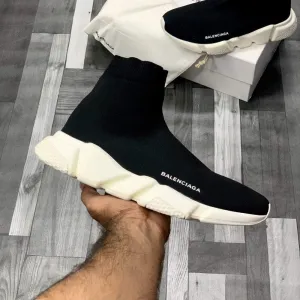 Balenciaga Speed Trainers (Dual White) | Stylish & Streamlined