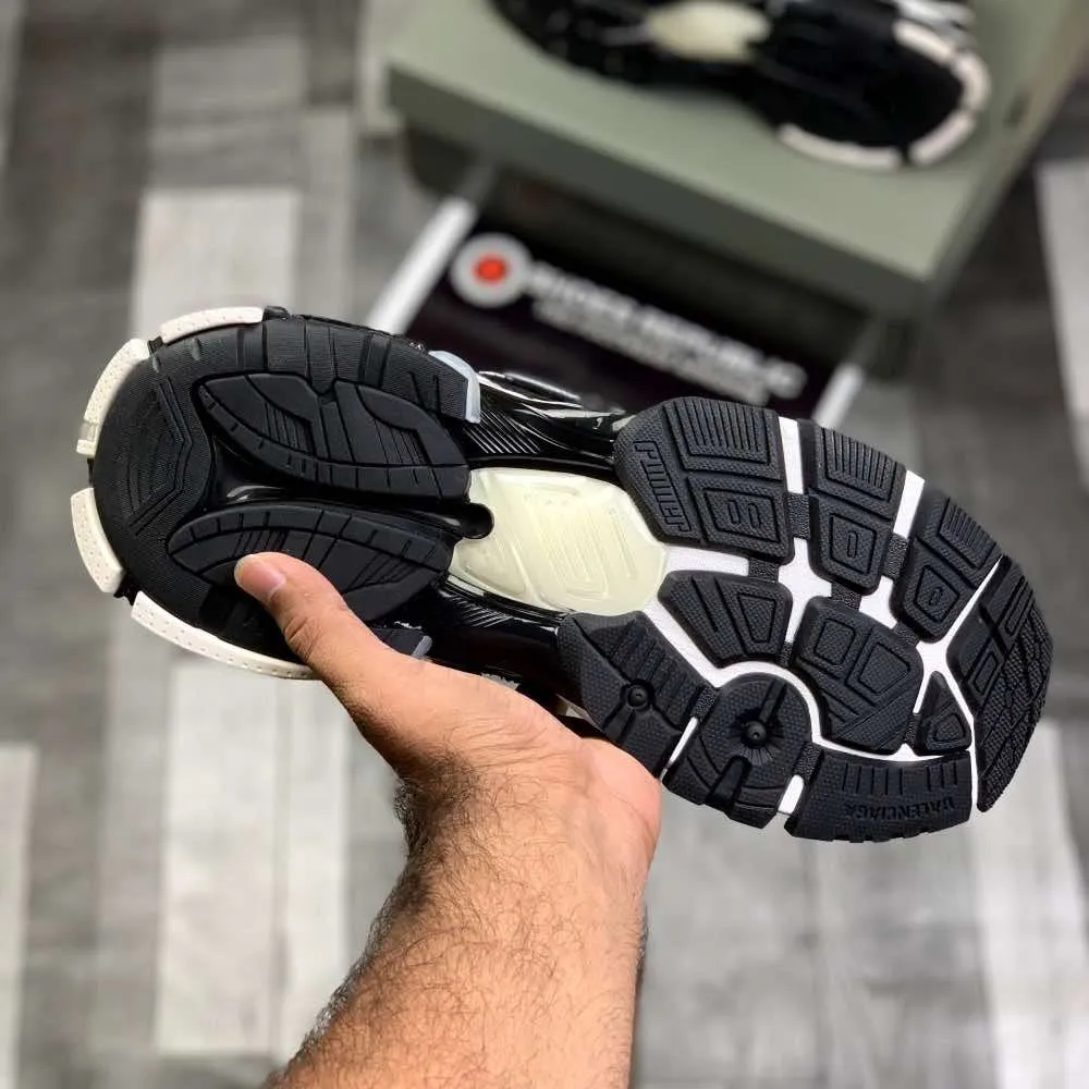 Ballenciiaga Runner (Black White)Top Premium Batch