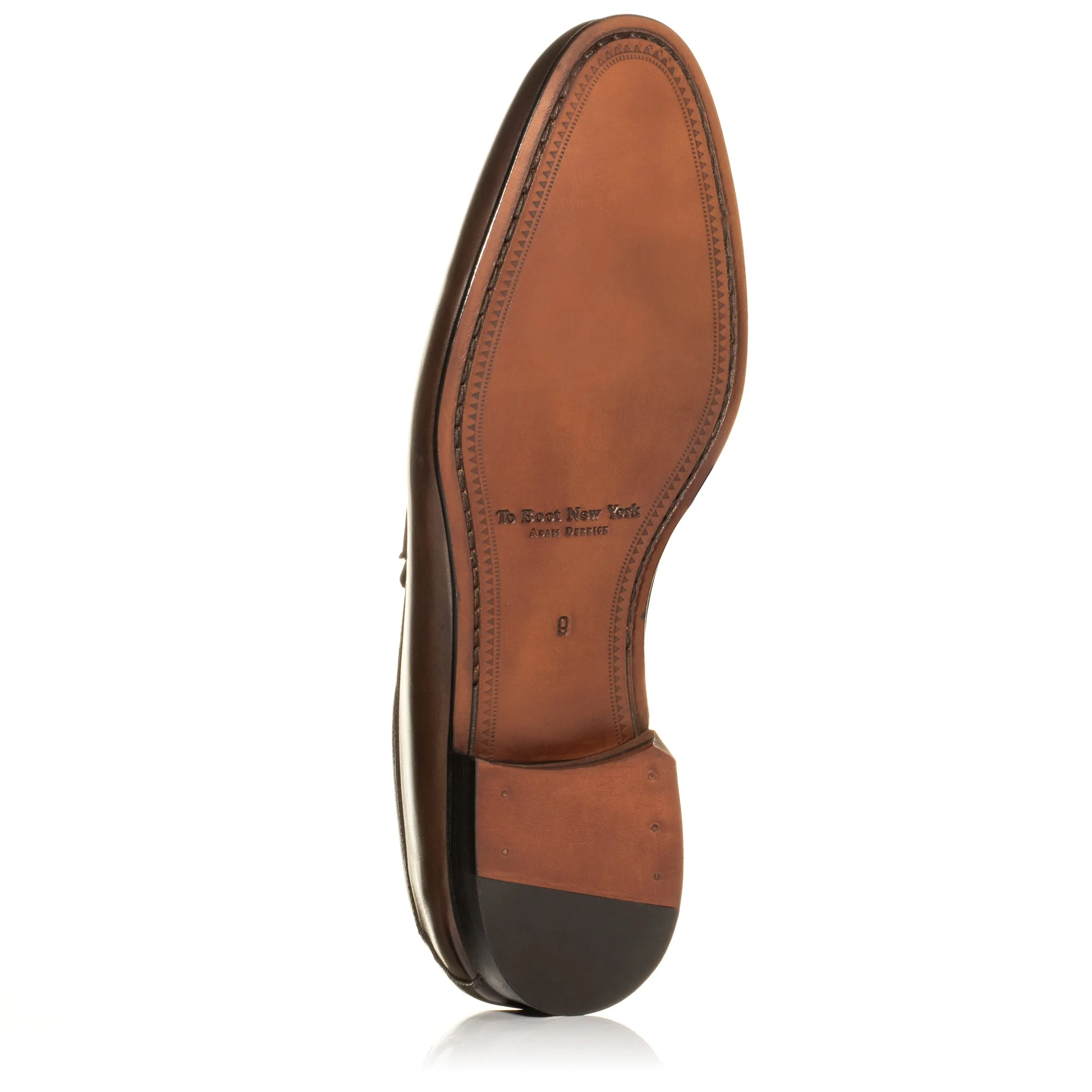 Berkshire Burnished Brown Calf Bit Loafer