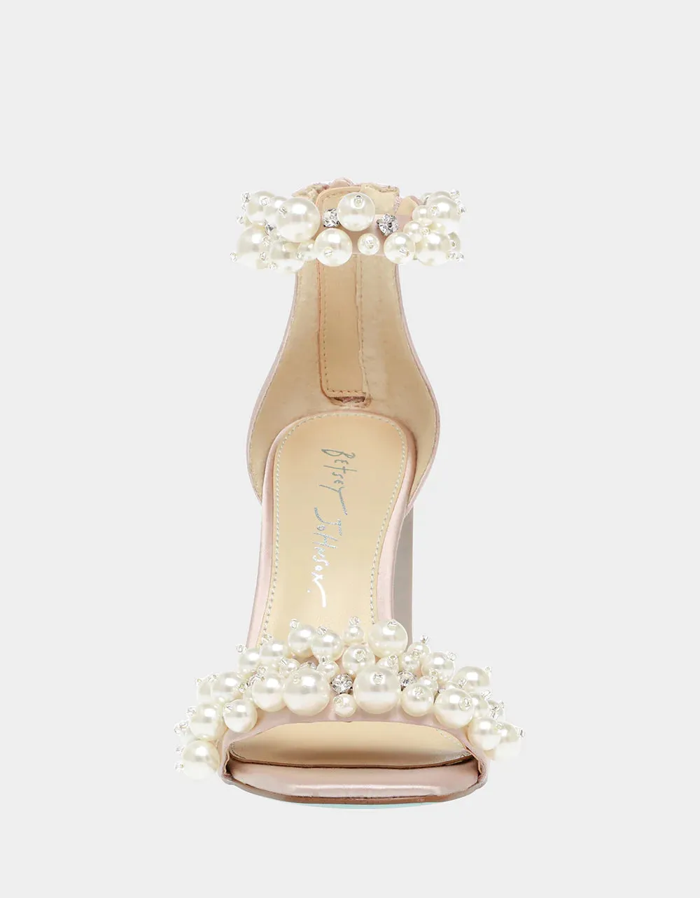 Betsey Johnson Fay Heels In Blush