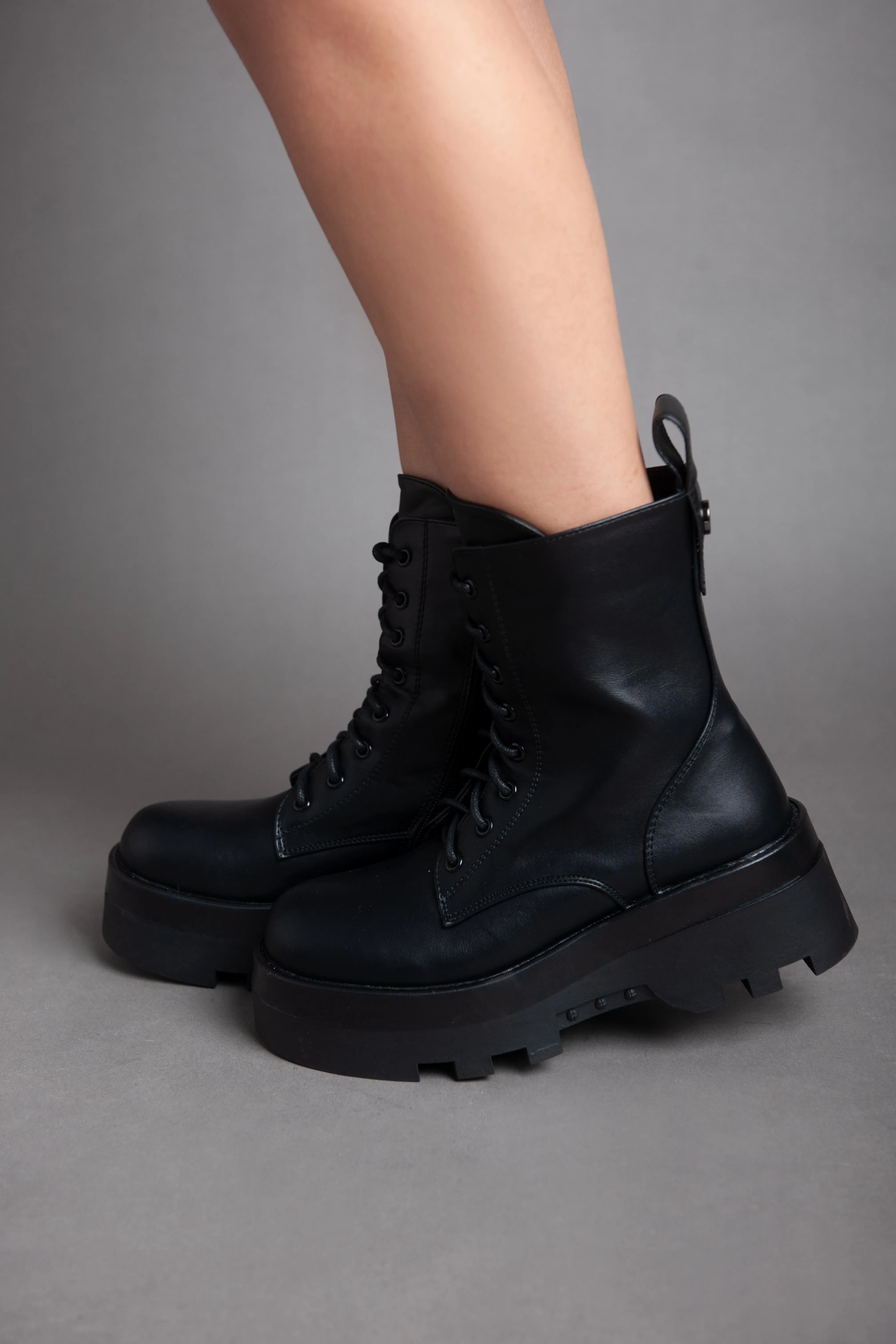 Biker Half Boot - Black