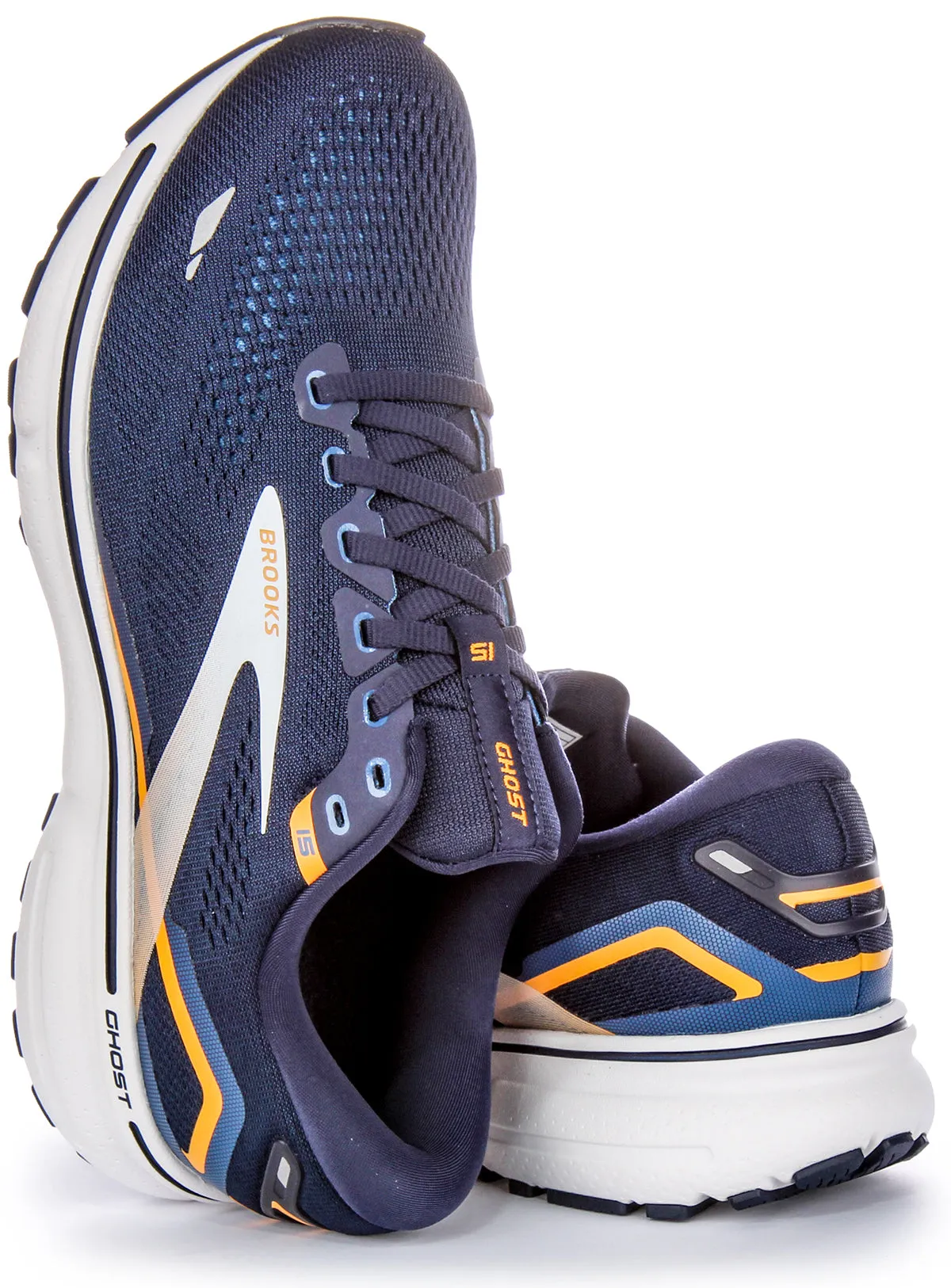 Brooks Ghost 15 In Navy For Men