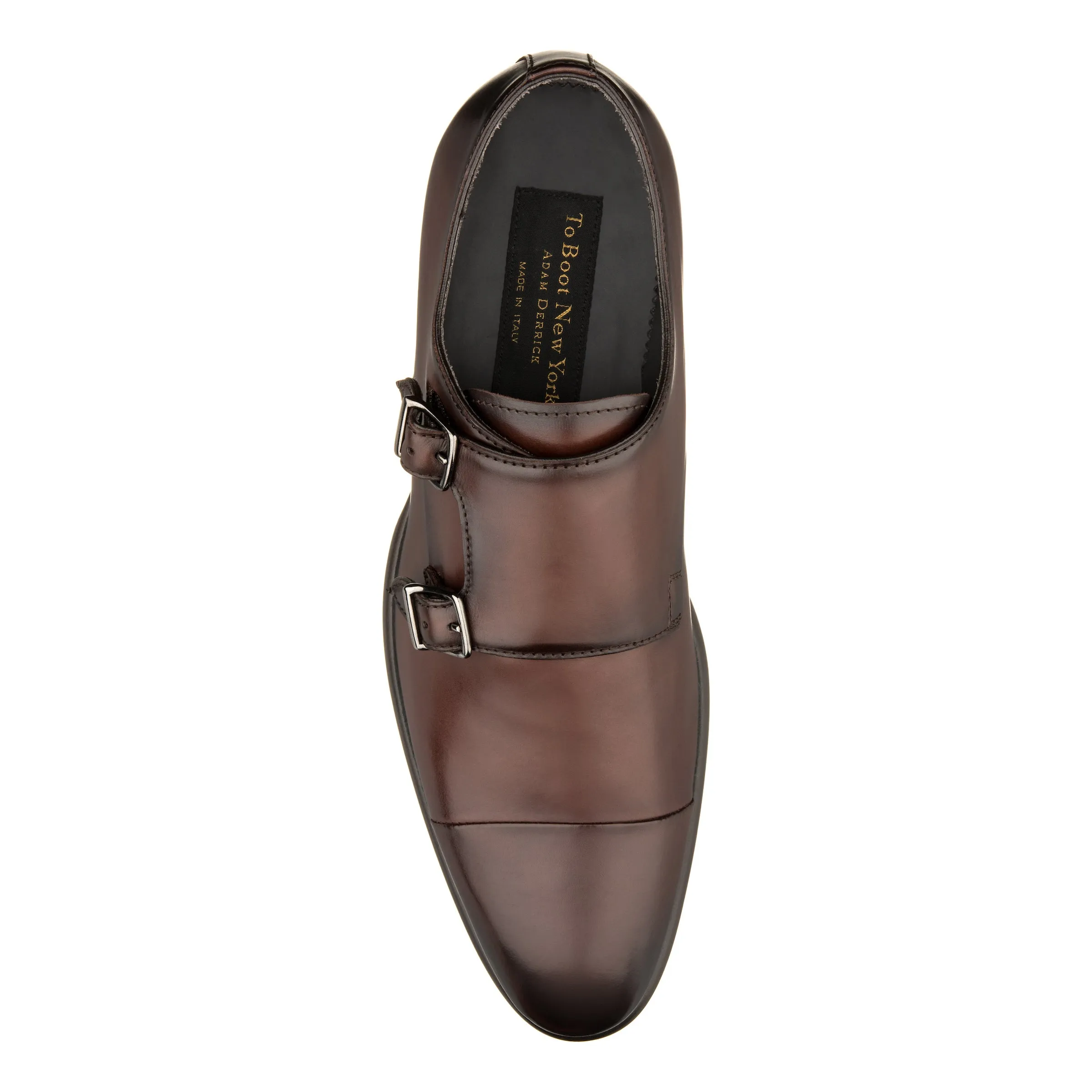 Capo Dark Brown Cap Toe Monkstrap