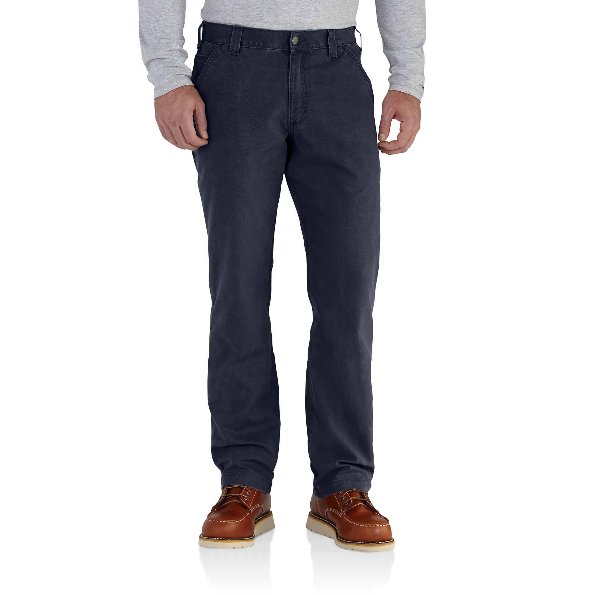 Carhartt Men's Rugged Flex® Relaxed Fit Canvas Work Pant - Navy