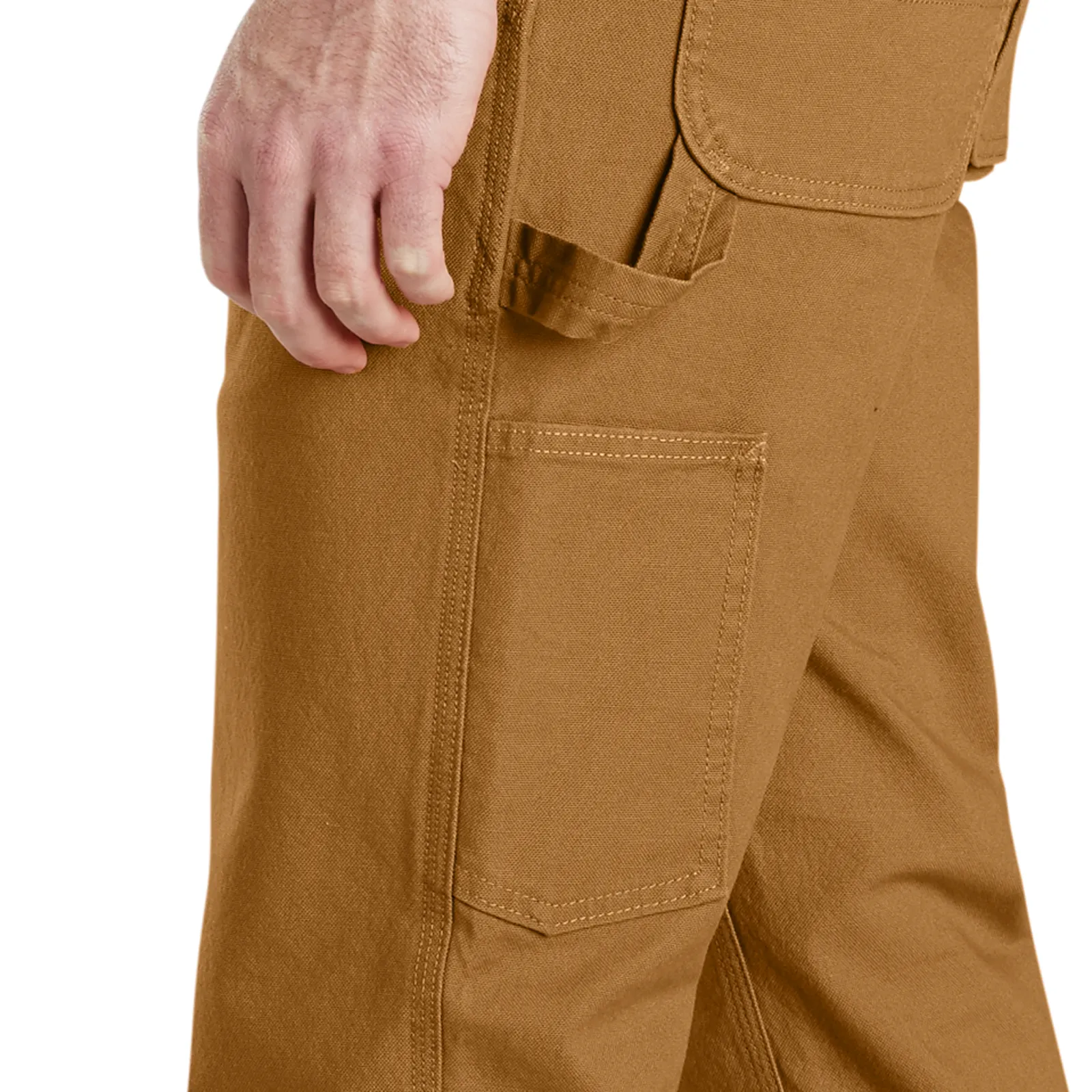 Carhartt Men's Rugged Flex® Relaxed Fit Duck Utility Work Pant - Desert