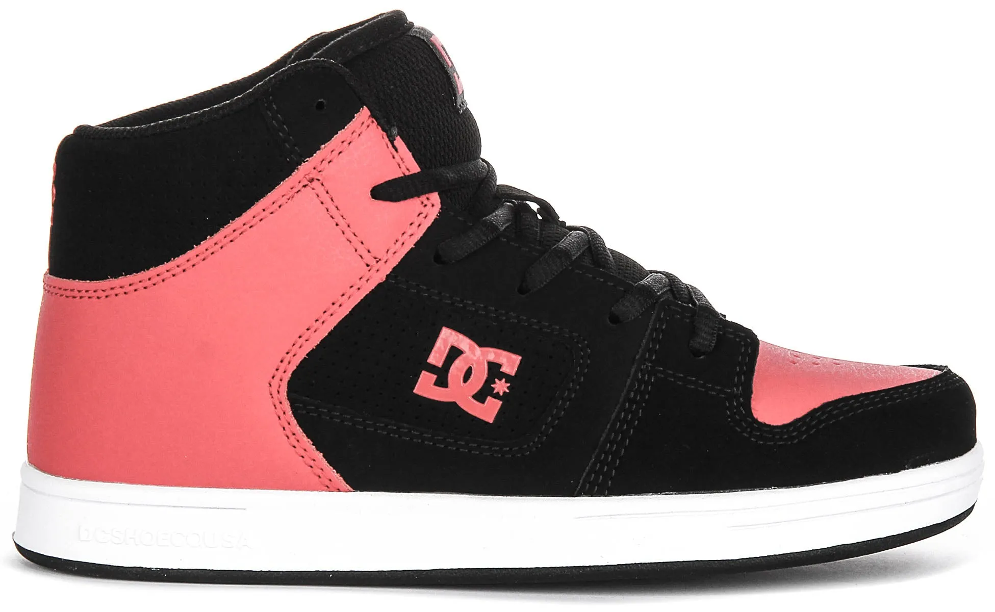 Dc Shoes Manteca 4 Hi In Black Red For Youth