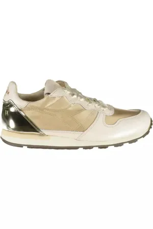 Diadora Beige Leather Women Sneaker