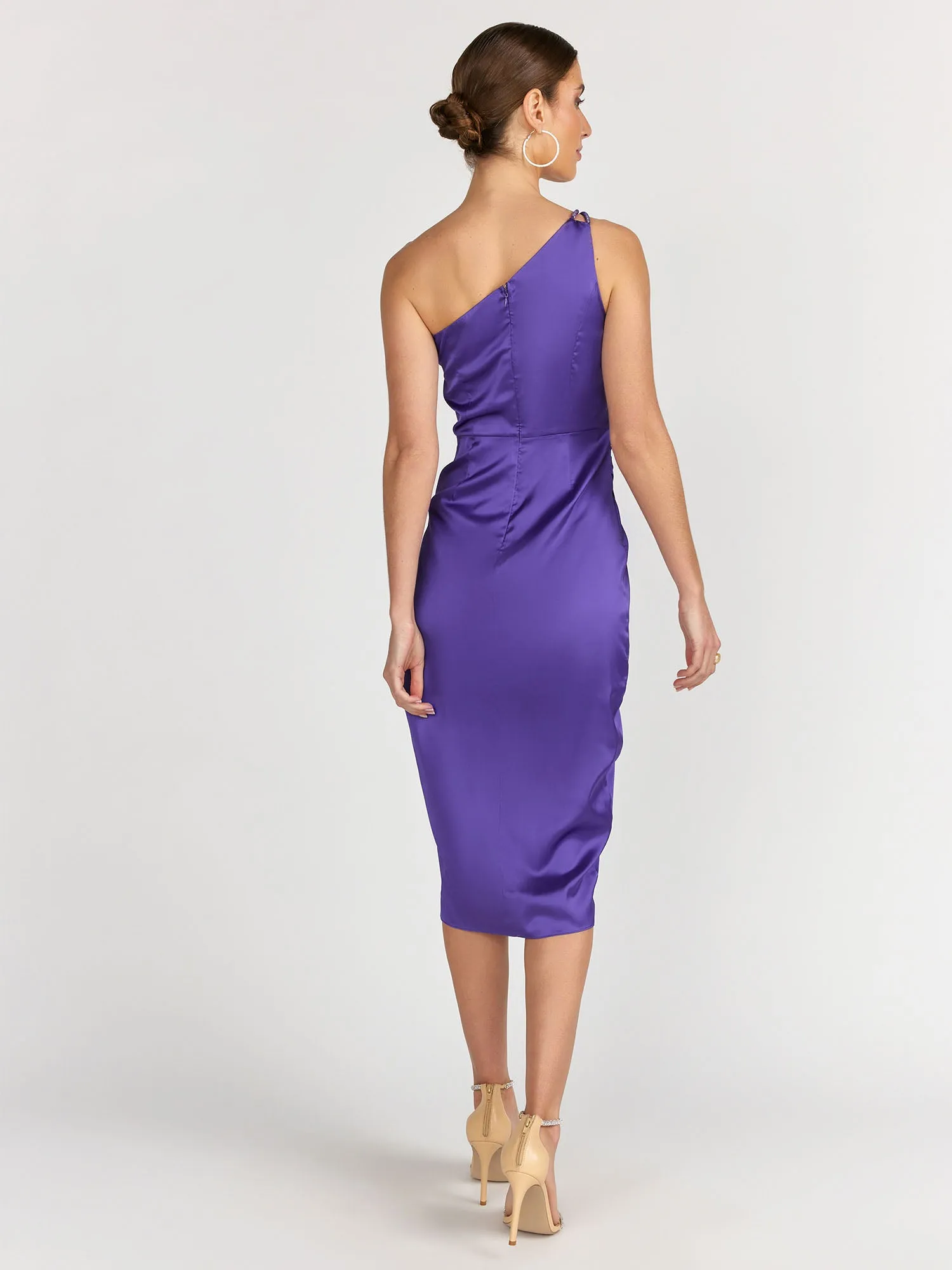 Do   Be Crystal Knot Detail One Shoulder Dress - Brands We Love