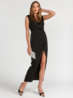 Do be Sleeveless Padded Shoulder V-Neck Dress - Brands We Love