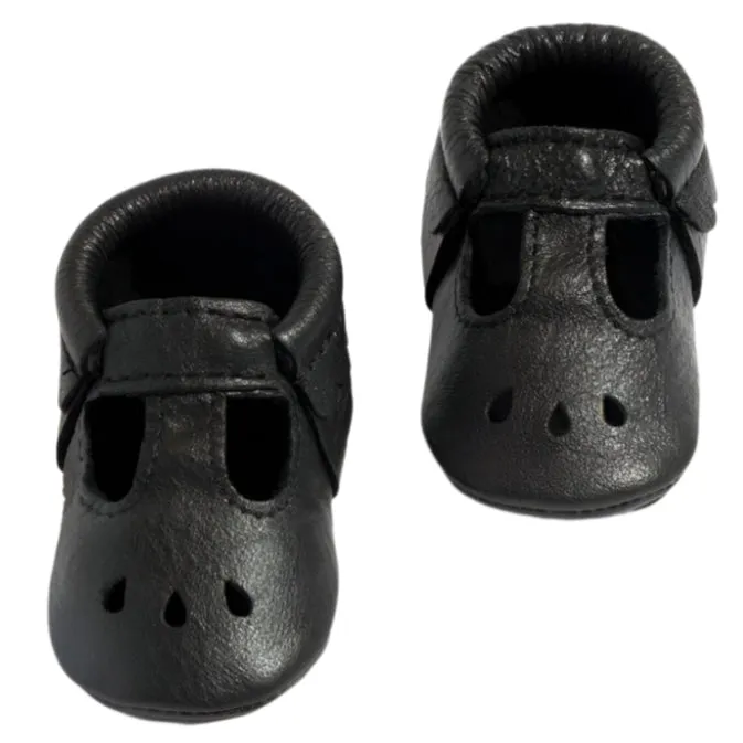 Ebony Mary Jane Baby Shoe