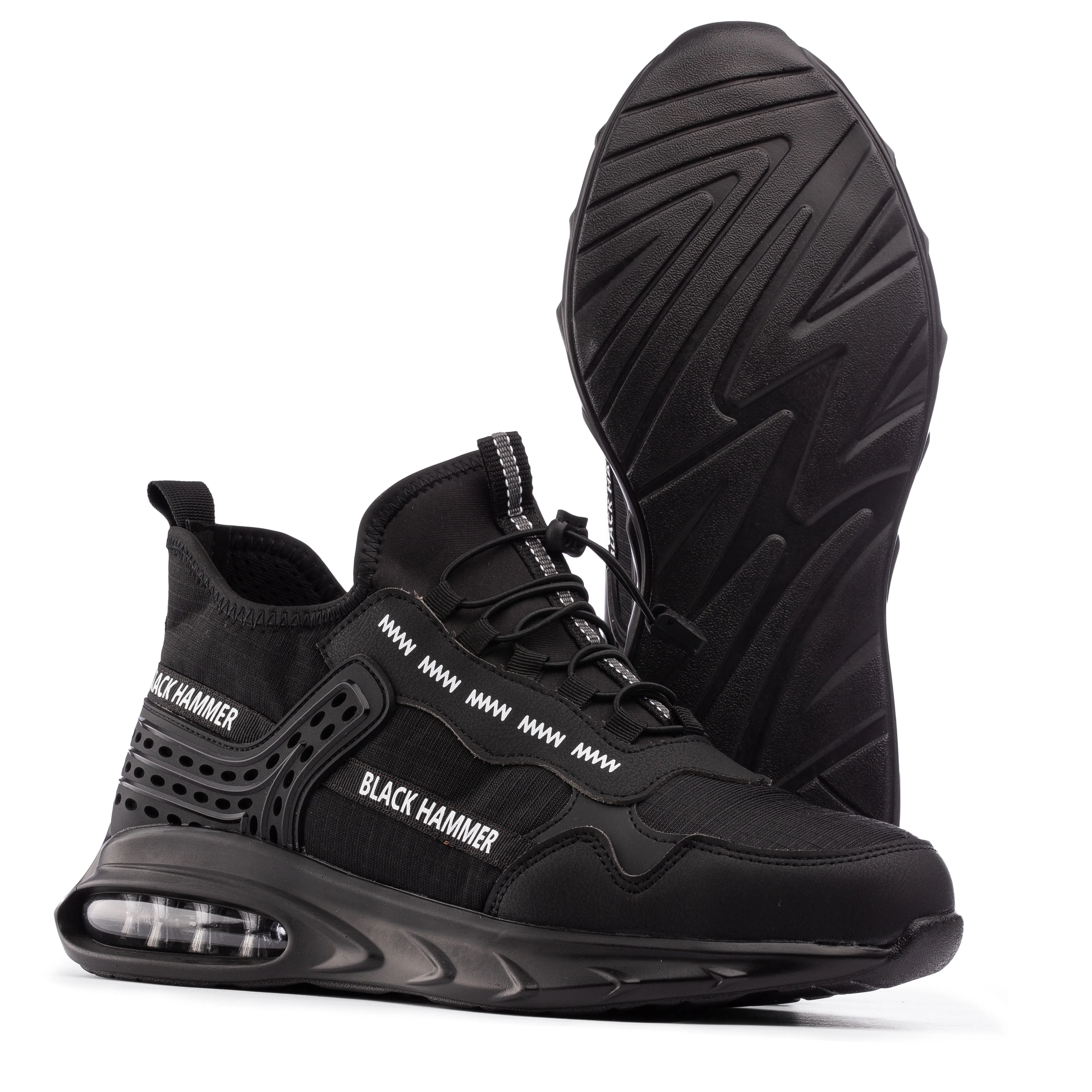 Elevate Runner Safety Trainers with Air Bubble