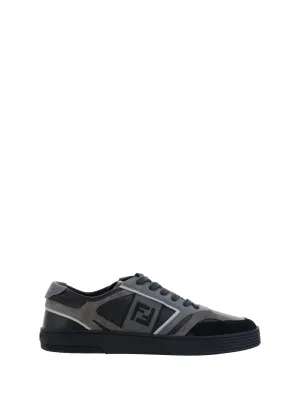 Fendi Elevate Your Steps with Sleek Monochrome Sneakers