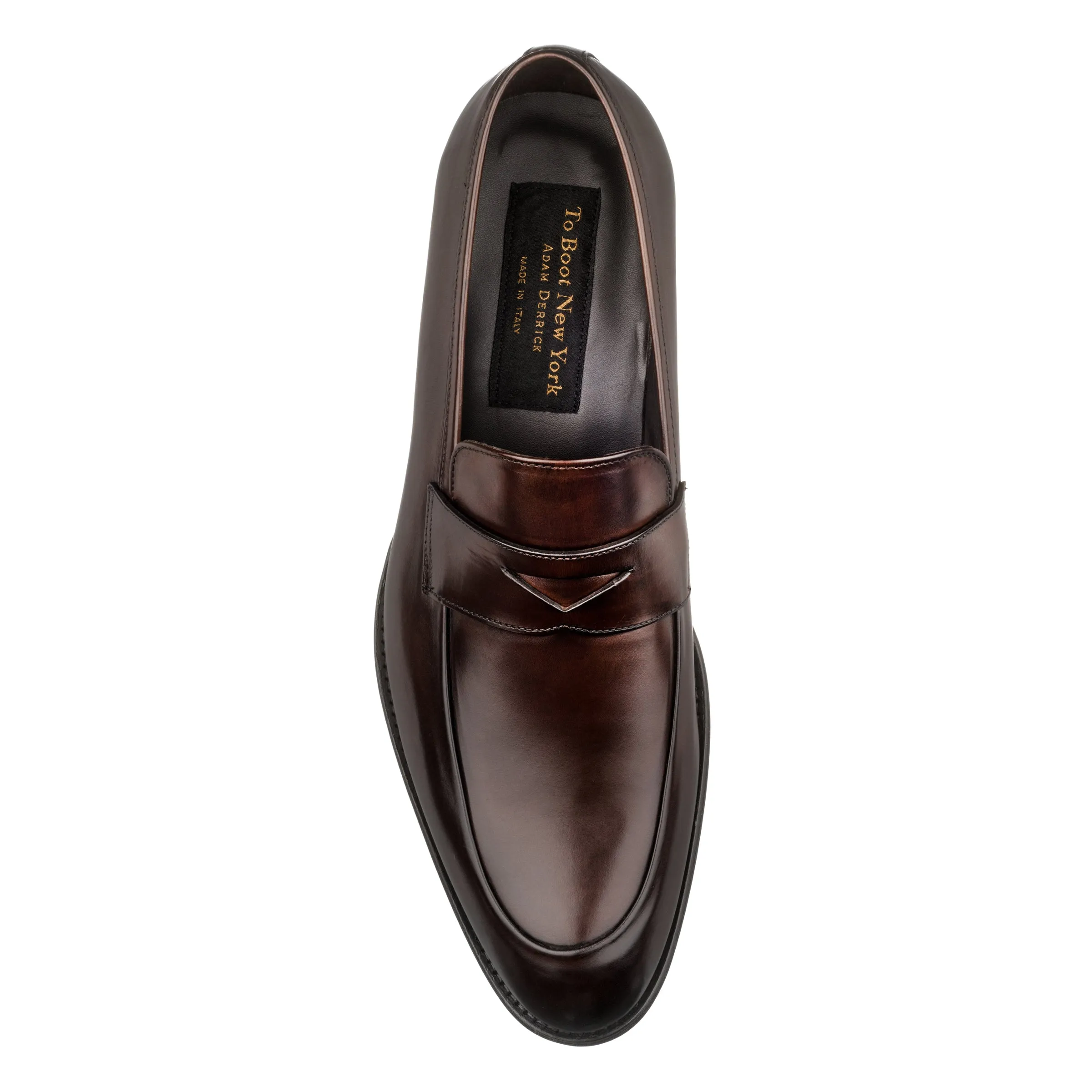 Francis Burnished Brown Calf Loafer