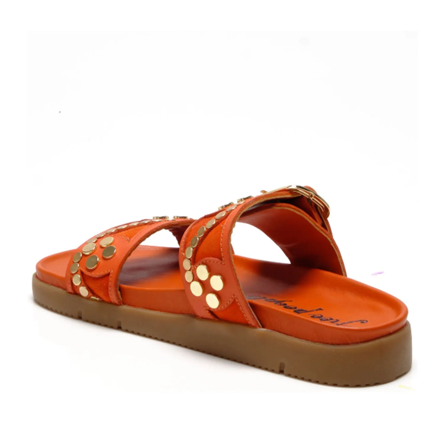 Free People Women's Revelry Studded Sandal in Persimmon