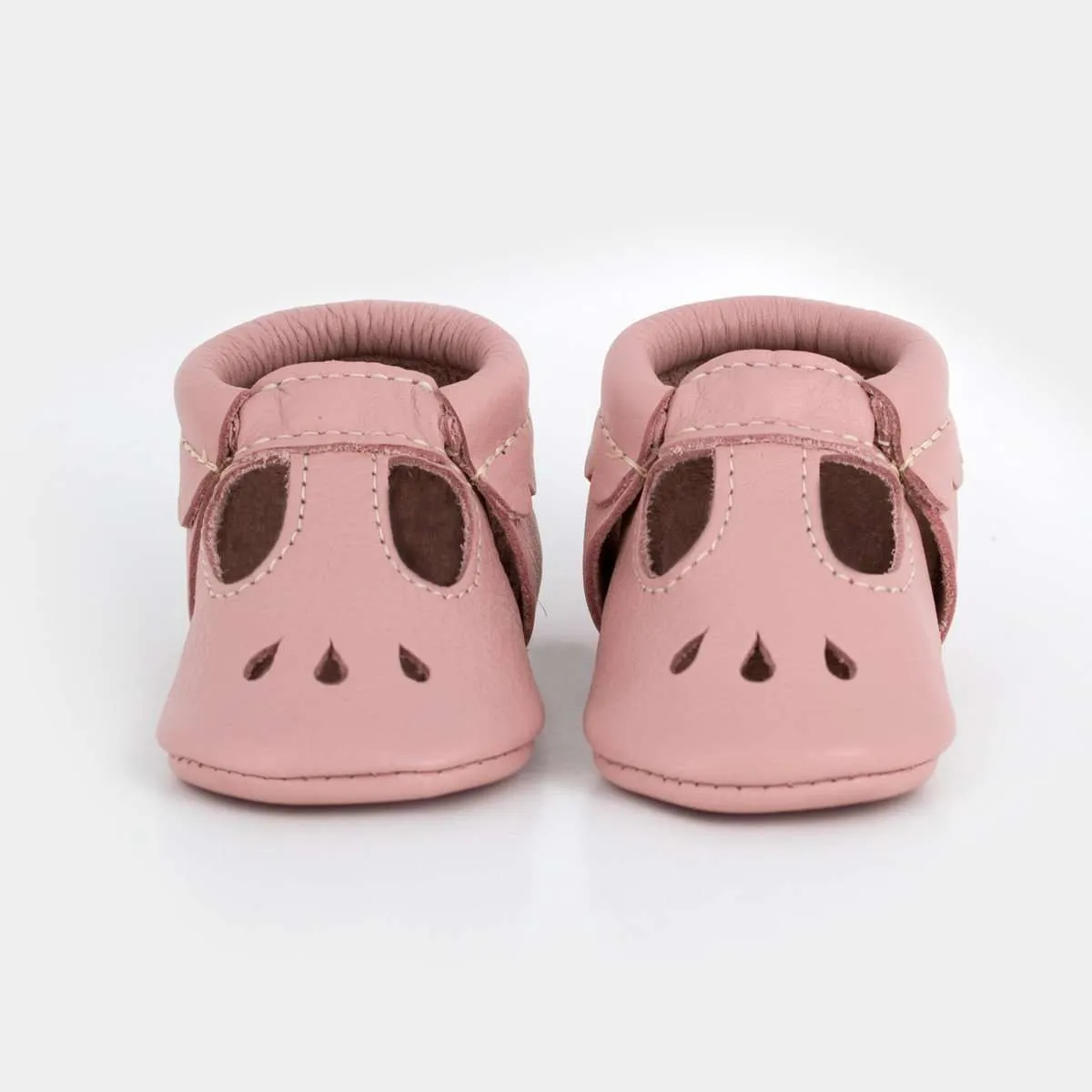 Freshly Picked | Mary Jane Moccs ~ Blush Size 5