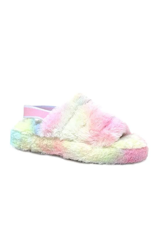 Girls Furry Slippers