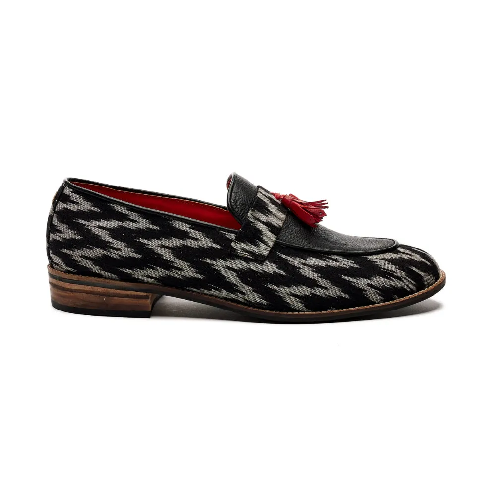 Ikat Loafers Men – Coal