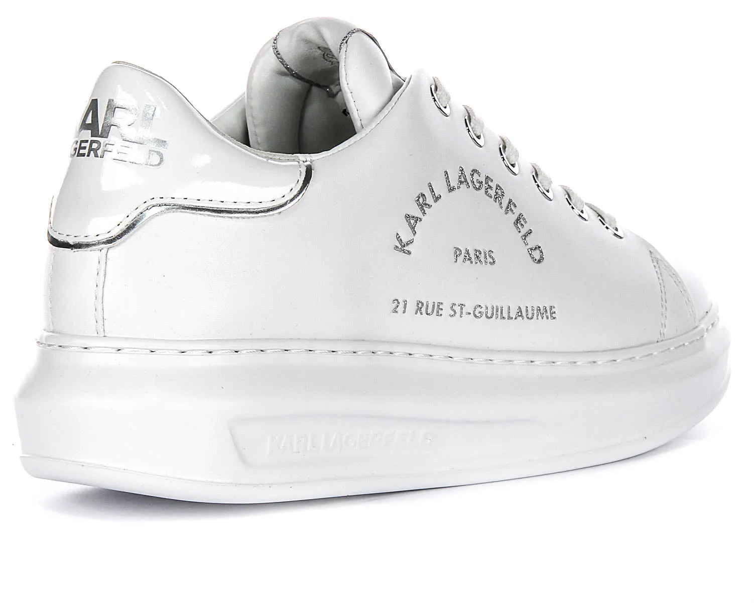 Karl Lagerfeld Kapri Maison Glitter In White For Women