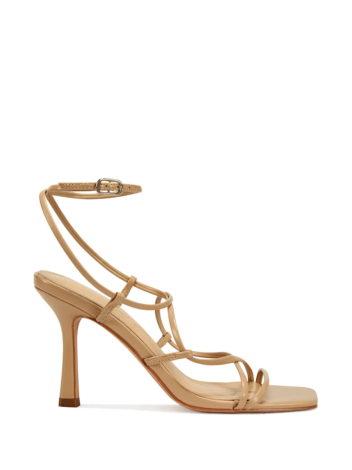 KAYLIN-NUDE WRAP STILETTO SANDAL