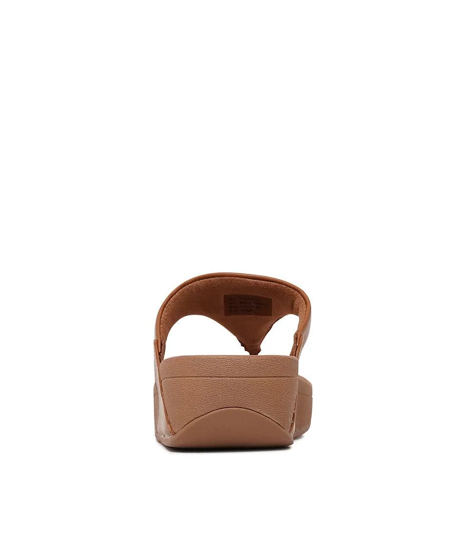 Lulu Leather Light Tan Sandals