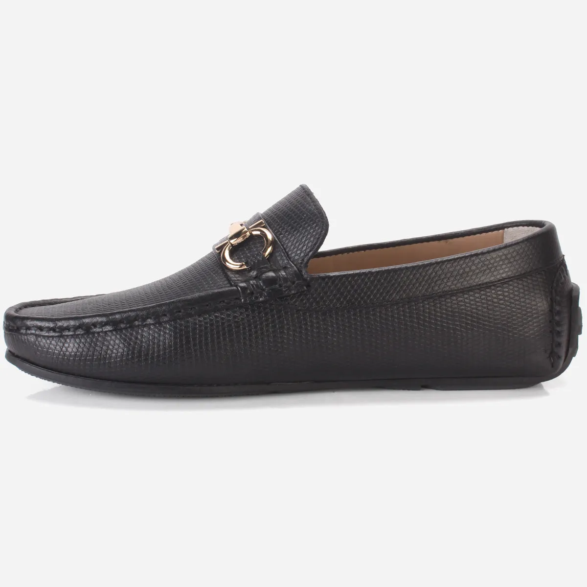 Men's "NAUTIAL" Leather Buckled Moccasins Shoes