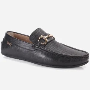 Men's "NAUTIAL" Leather Buckled Moccasins Shoes