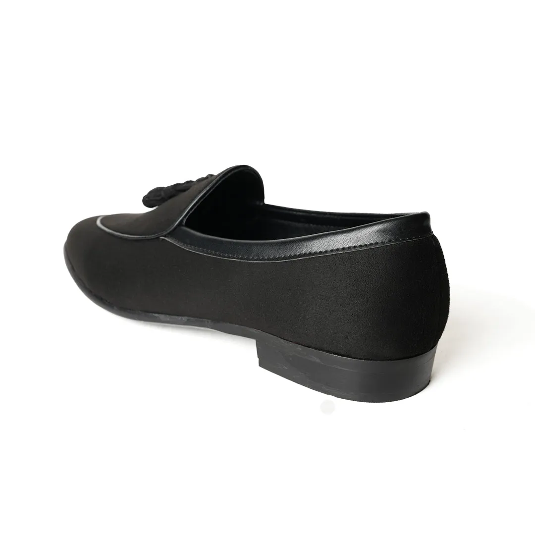 Monkstory Tassel Slip-Ons - Black