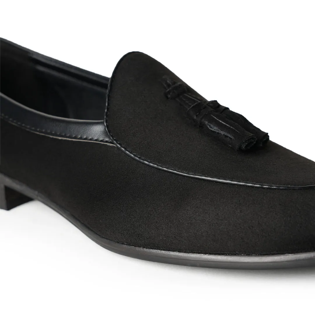 Monkstory Tassel Slip-Ons - Black