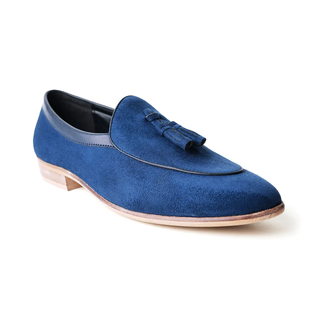 Monkstory Tassel Slip-Ons - Blue