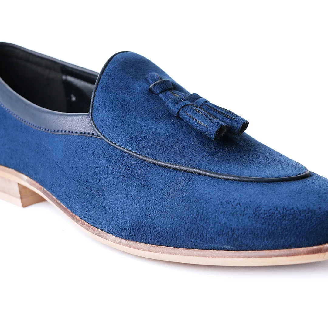 Monkstory Tassel Slip-Ons - Blue