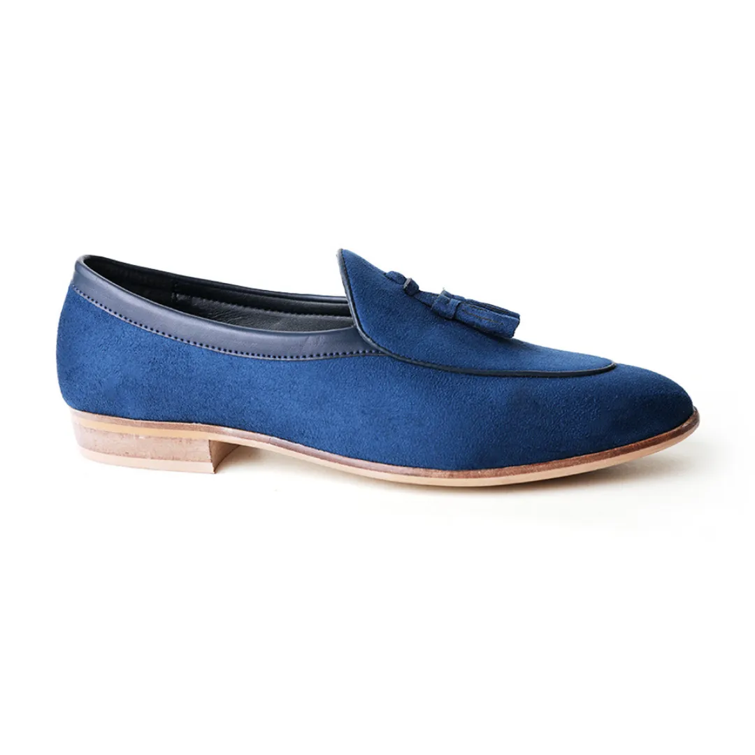 Monkstory Tassel Slip-Ons - Blue