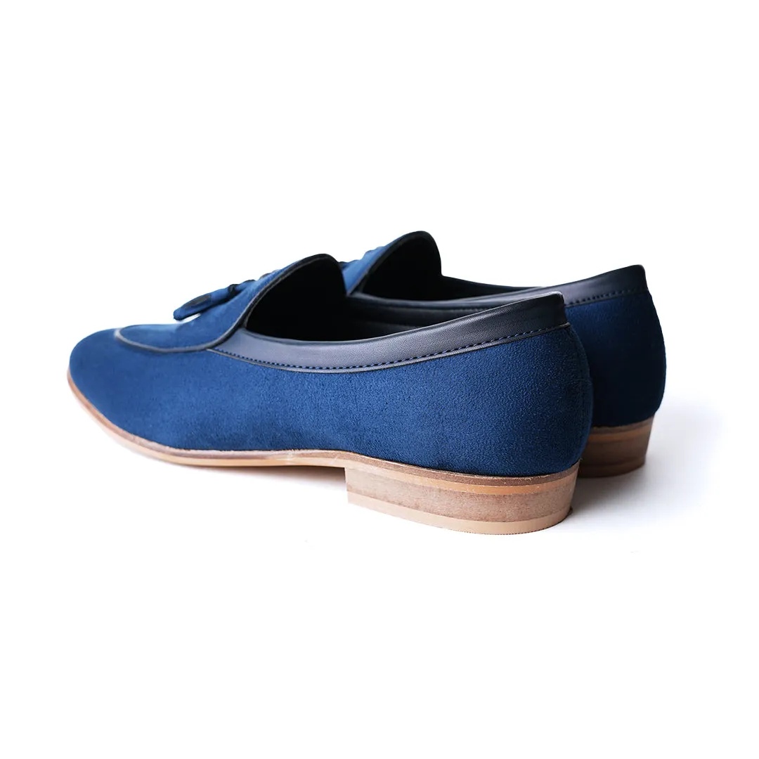 Monkstory Tassel Slip-Ons - Blue