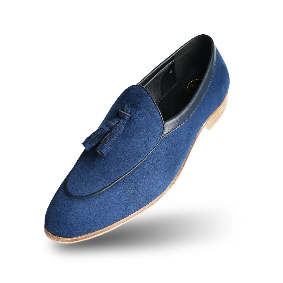 Monkstory Tassel Slip-Ons - Blue