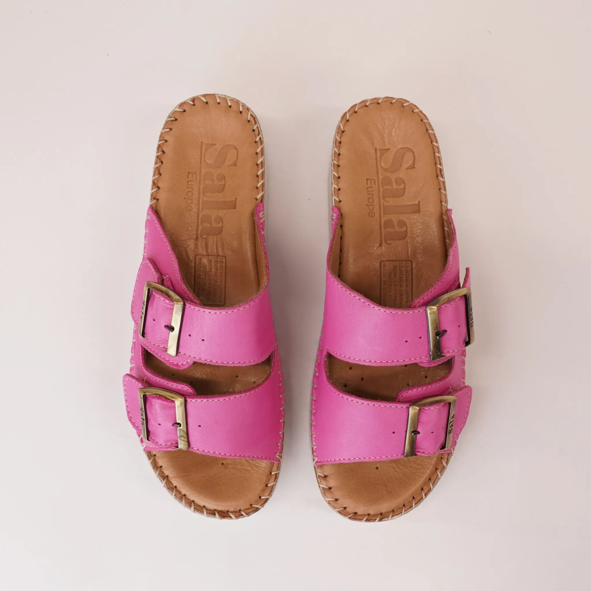 Oasis Bead Leather Slides