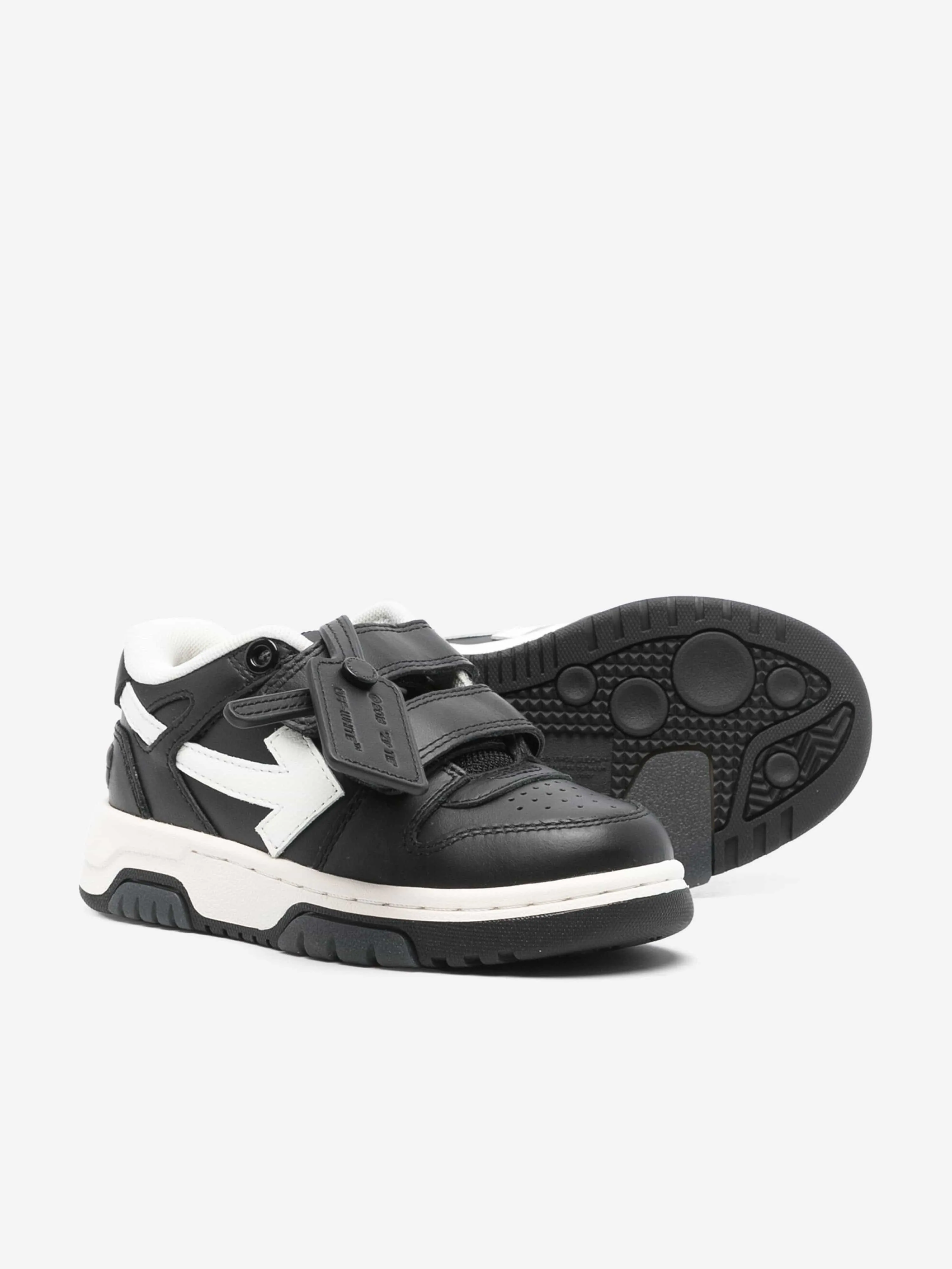 Off-White Kids Out Of Office Straps Trainers in Black