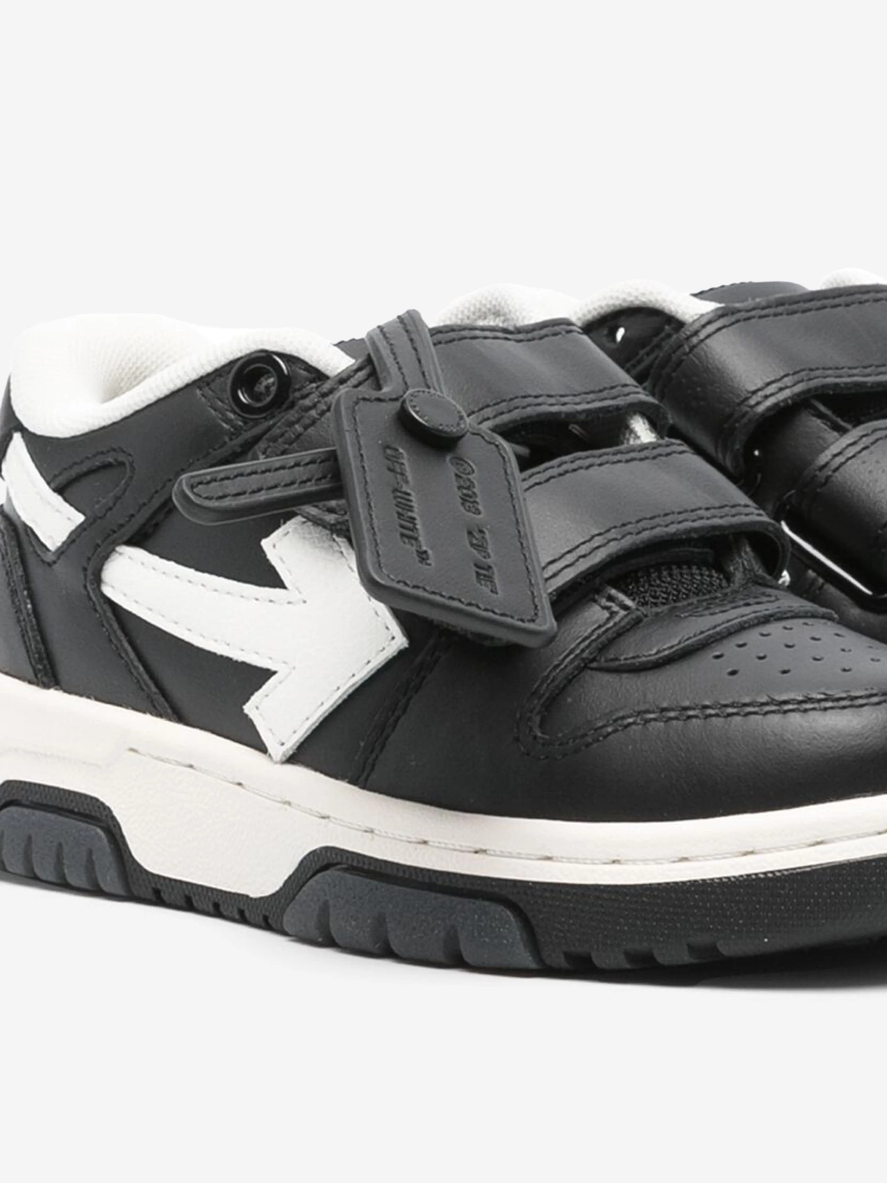 Off-White Kids Out Of Office Straps Trainers in Black