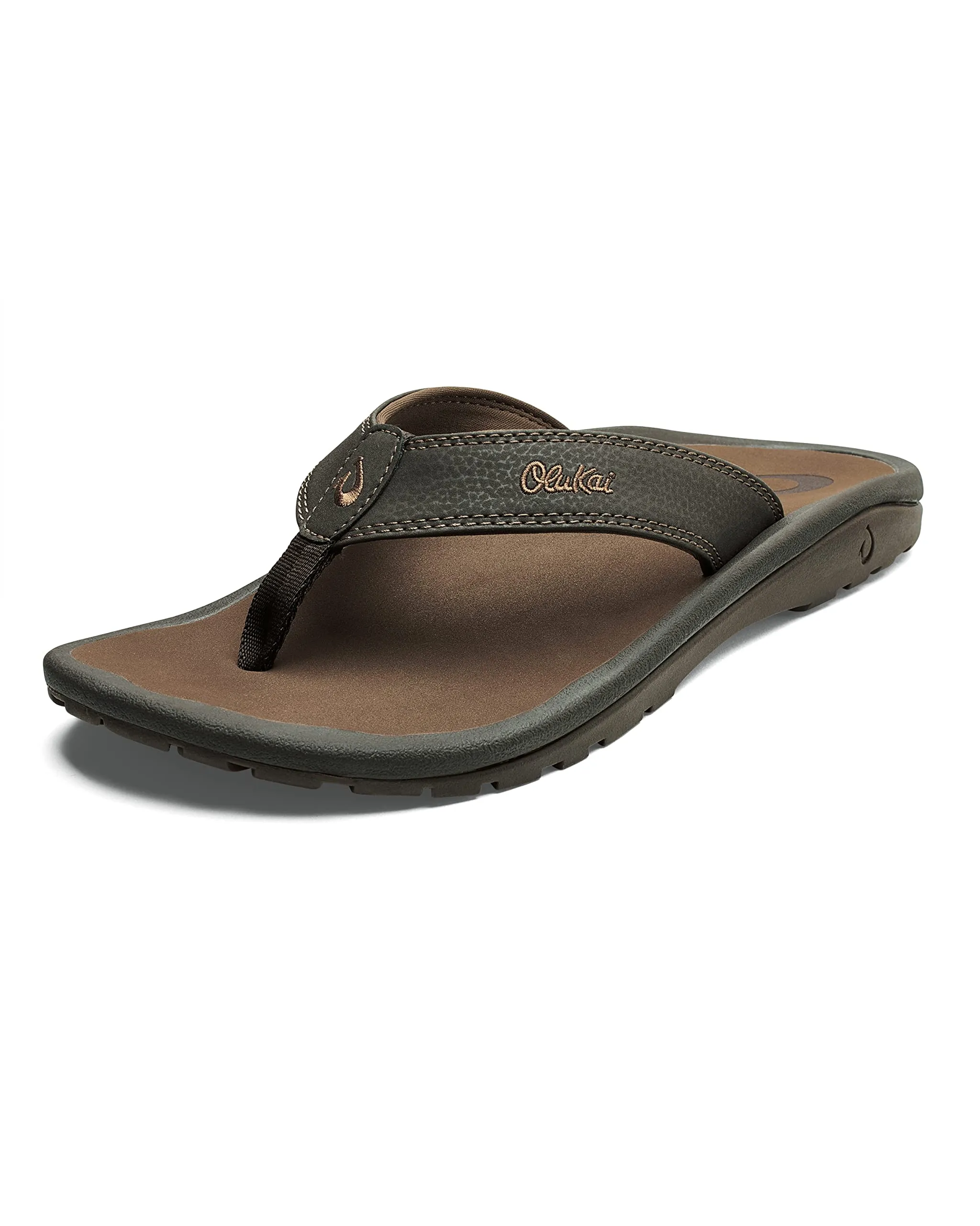 OluKai Ohana Men's Beach Sandals Dark Java/Ray