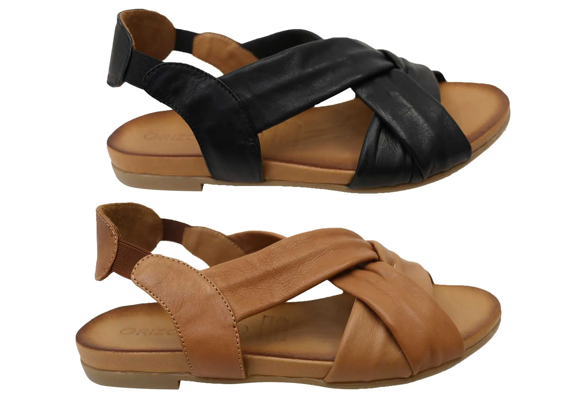 Orizonte Eticca Womens European Leather Comfortable Sandals