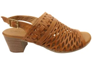 Orizonte Maxeen Womens Comfortable European Leather Sandals