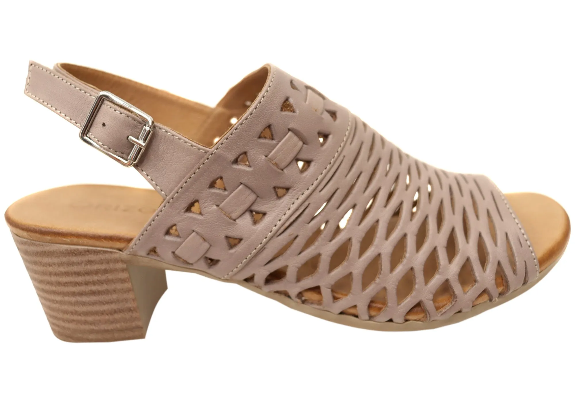 Orizonte Maxeen Womens Comfortable European Leather Sandals