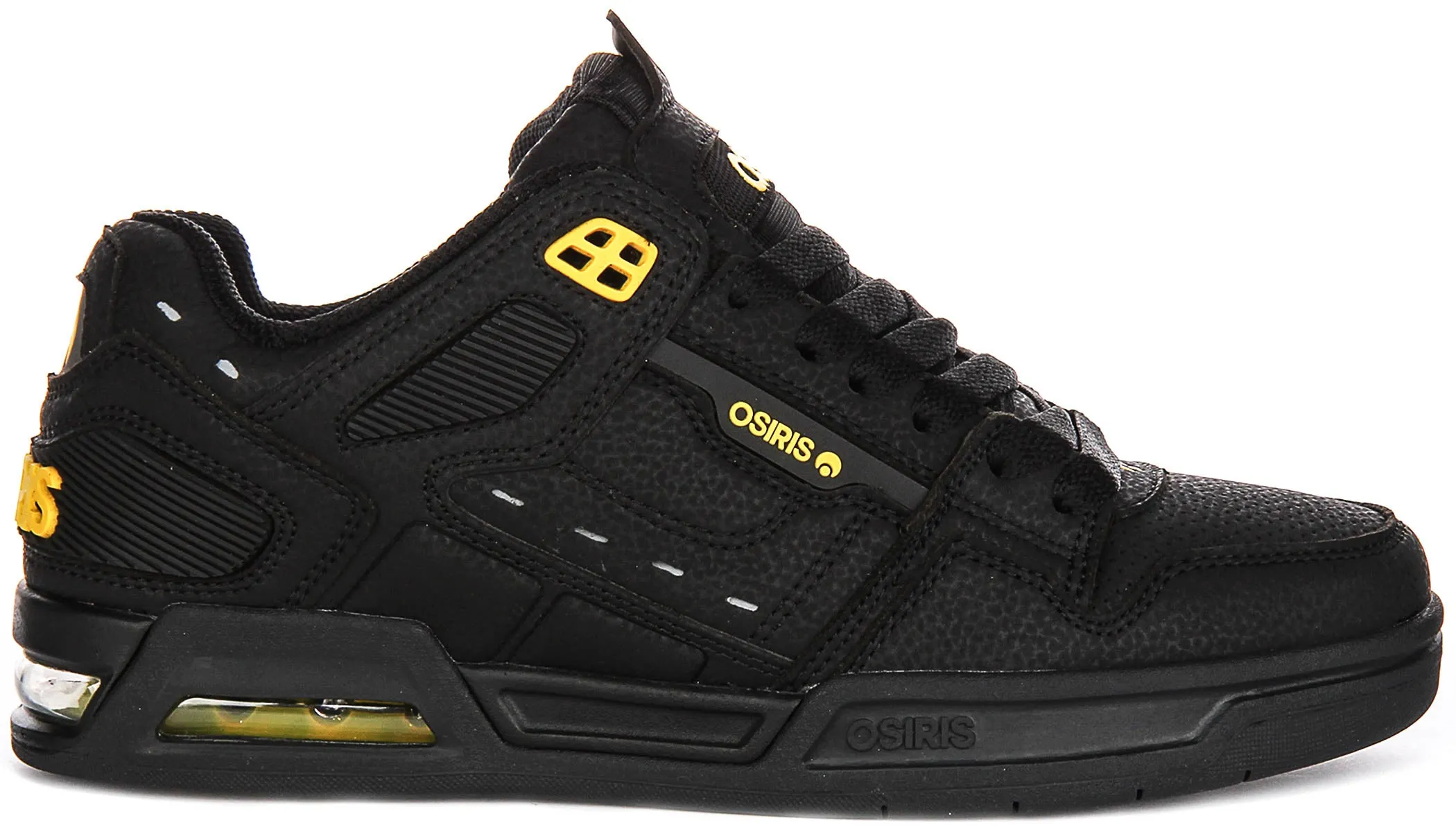 Osiris Peril In Black Yellow For Men