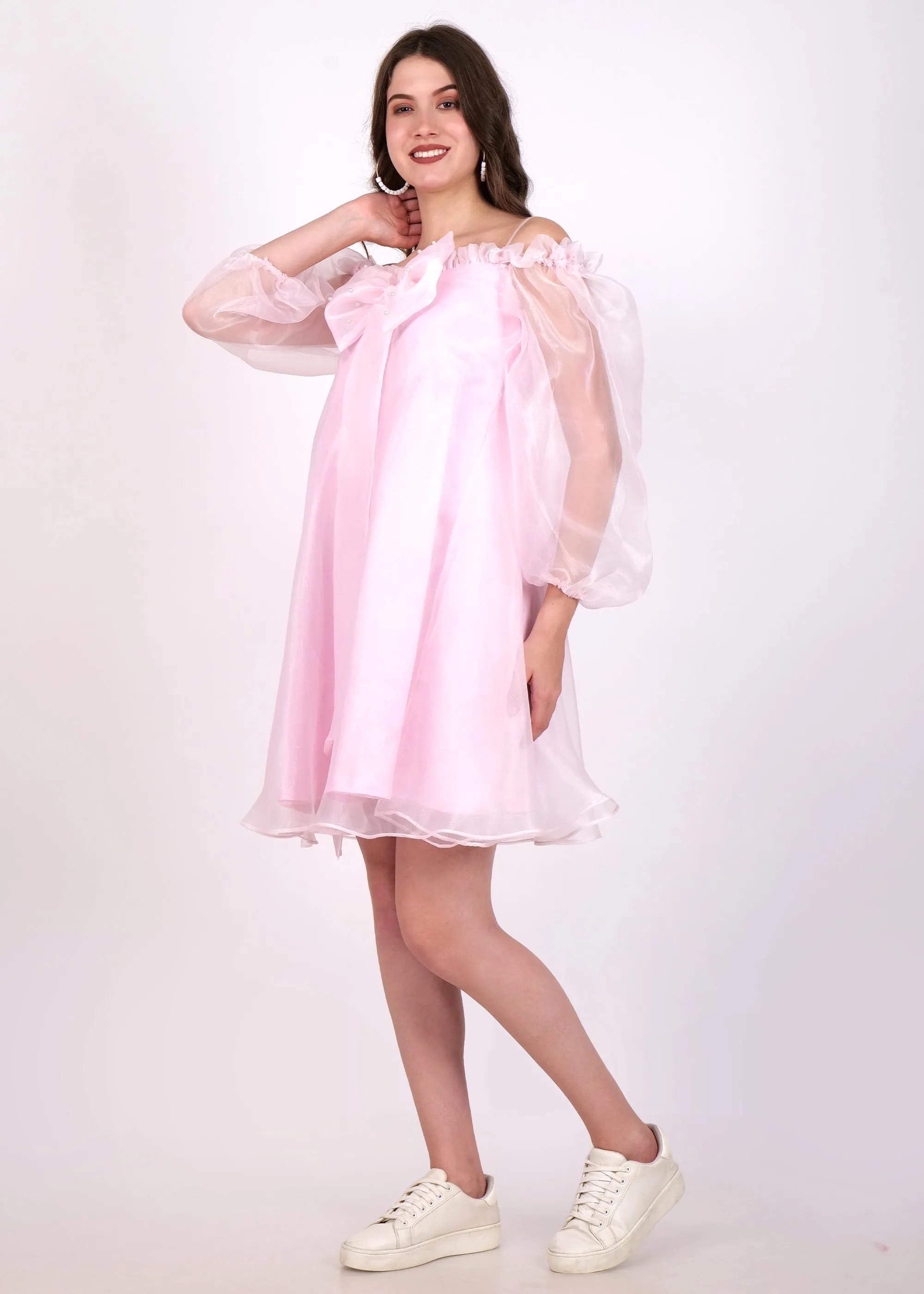 Pink Dream Organza Dress