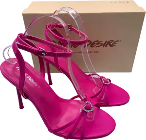 Public Desire Pink Gelato WF Heels UK 6